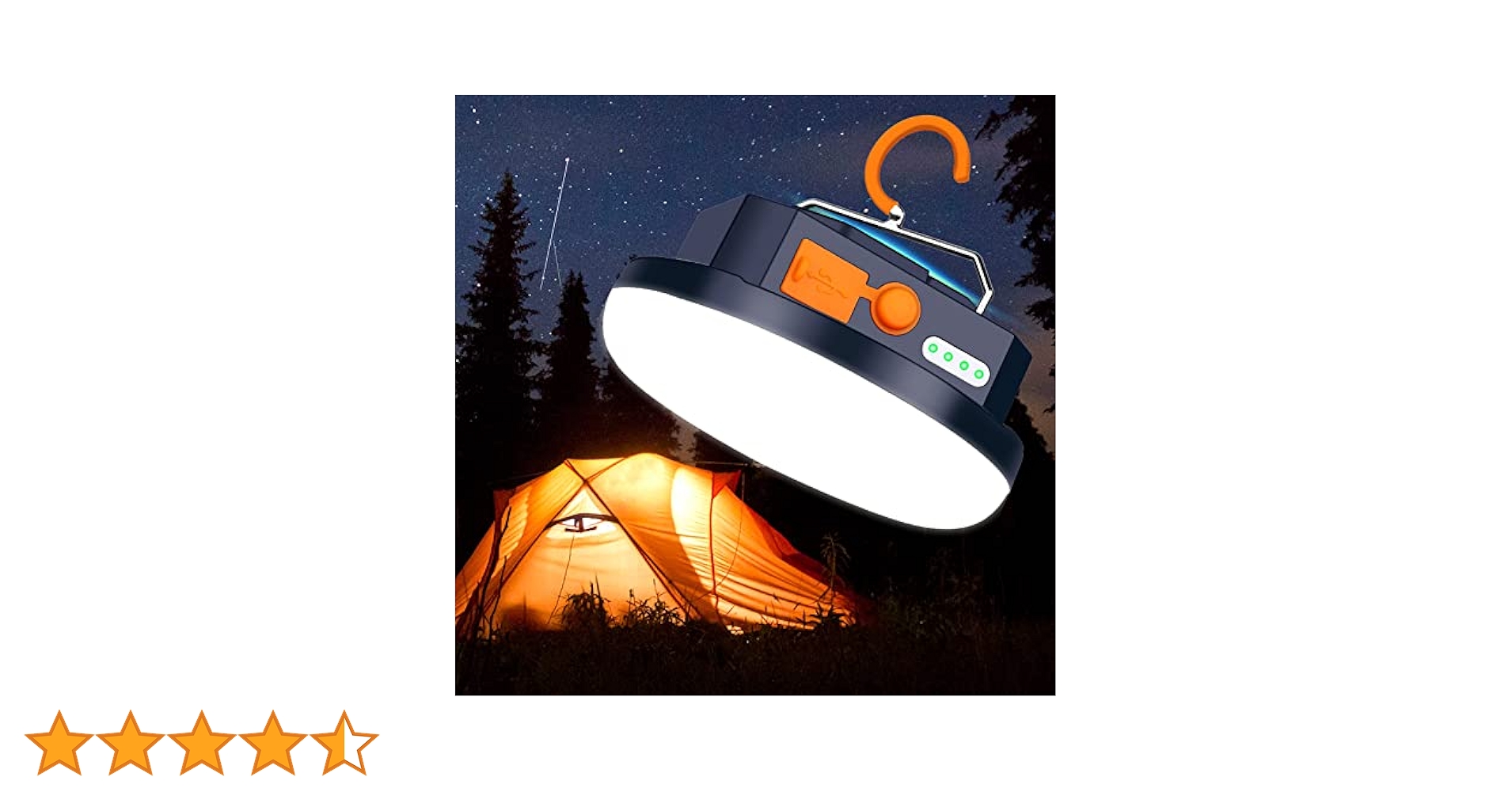 LED Camping Lantern Rechargeable, 9900mAh Power Bank LED